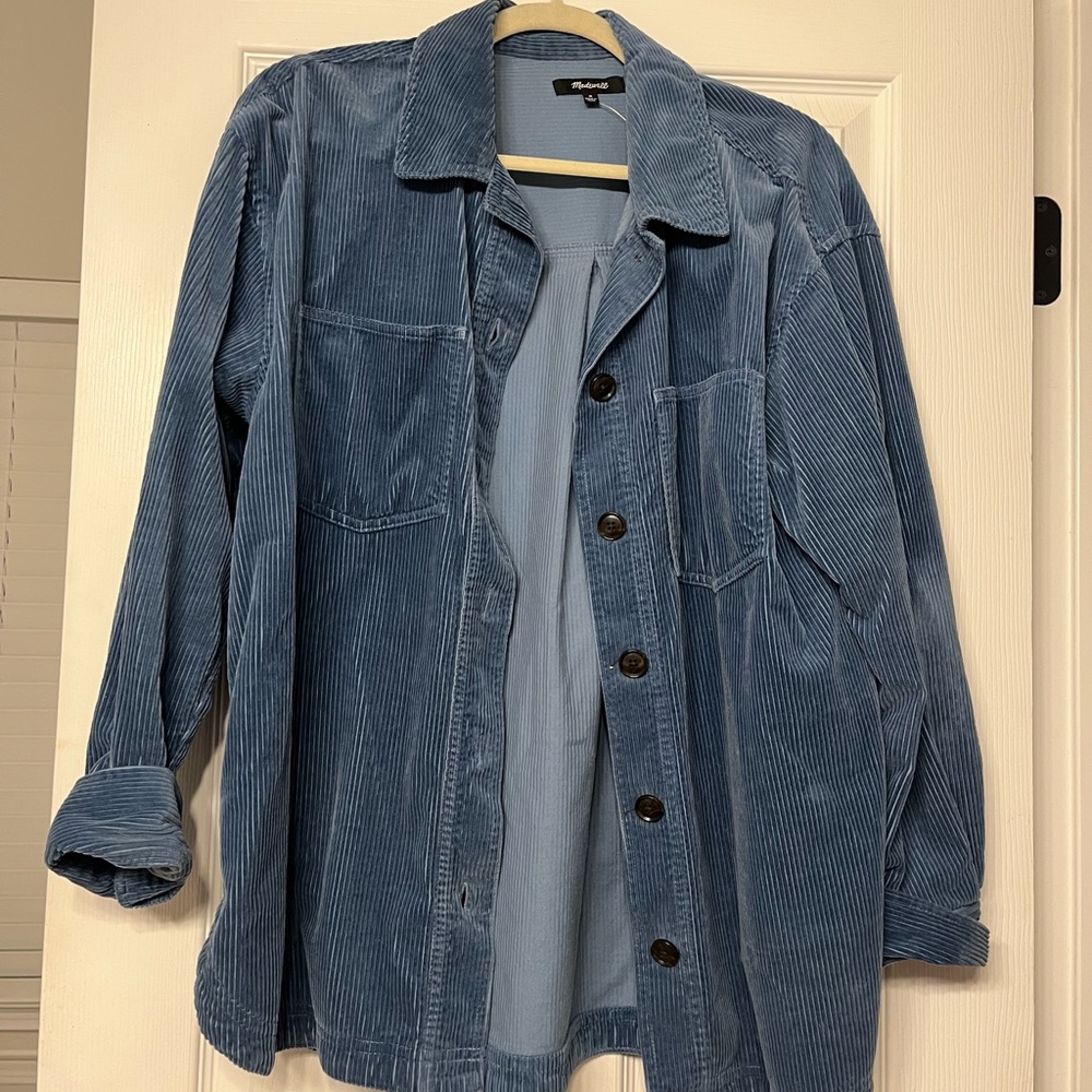 Madewell Blue Corduroy Shirt